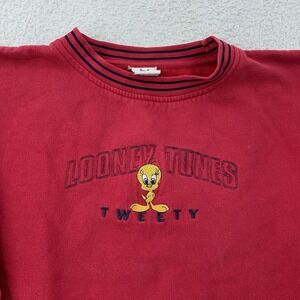 Vintage Freeze Looney Tunes Tweety Sweatshirt Women's BOXY CROP FIT L Crewneck‎